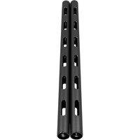 Kondor Blue PPSH 15mm Rod (Threaded M12) 12 Inch - Black, 2 Pack