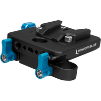 Kondor Blue Mini V-Mount Basic Rod Kit - Raven Black