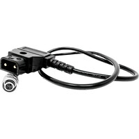 Kondor Blue D-Tap to BMPCC 4K 6K Power Cable for Blackmagic Pocket Cinema Camera 4K P-Tap 50cm - Black
