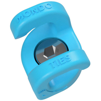 Kondor Blue Mondo Ties Cable Management Clips for Cameras 1/4"-20 - 5 Pack - Blue