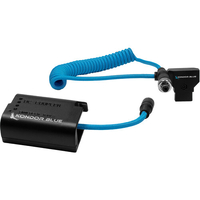 Kondor Blue D Tap to Lumix S5 GH5 DMW-BLK22 Dummy Battery Cable - Blue