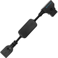 Kondor Blue D-Tap to 5V USB Converter Short Cable for Anton Bauer Gold Mount/Sony V-Mount Camera Battery