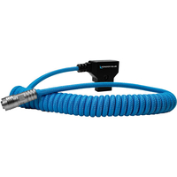 Kondor Blue Coiled D-Tap to 4 Pin Portkeys Monitor for BM5/HH7/HS7T
