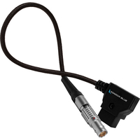 Kondor Blue D-Tap To Straight Lemo 2 Pin Power Cable For Red Komodo - 25cm - Black