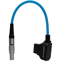 Kondor Blue D-Tap to 2 Pin Lemo Female Adapter Cable for Teradek - 15.2cm - Blue