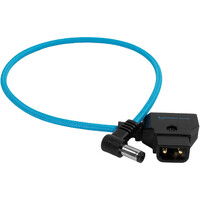Kondor Blue 38cm D-Tap to DC Right Angle Straight Cable for Canon C70/Atomos