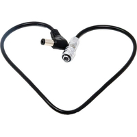 Kondor Blue 35.5cm BMPCC 4K/6K Weipu to DC Male 5.5/2.5mm Power Adapter Cable - Black