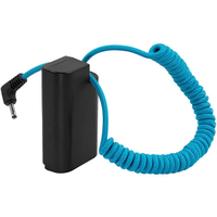 Kondor Blue DC 1.35/3.5 to Lumix S1H Dummy Battery BLJ31 Coiled Cable