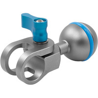 Kondor Blue Ball Head to 15mm Rod Clamp for Magic Arms - Space Grey