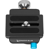 Kondor Blue Arca Swiss Receiver Camera Plate - Raven Black