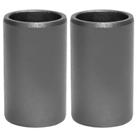 Kondor Blue 1 inch (2.5cm) PPSh 15mm Rod - Threaded (Raven Black) - 2 Pack