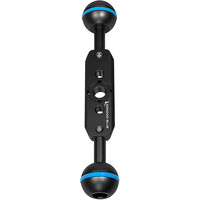 Kondor Blue Cine Magic Arm Extension Bar with Double Ball Head - 6 Inch - Black