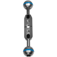 Kondor Blue Cine Magic Arm Extension Bar with Double Ball Head - 6 Inch - Space Grey