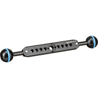 Kondor Blue Cine Magic Arm Extension Bar with Double Ball Head - 8 Inch - Black