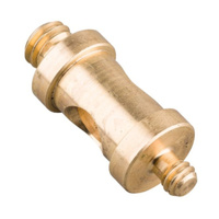 Manfrotto 118 Adaptor Spigot Male 16mm Short with 1/4 and 3/8 Screw