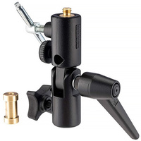 Manfrotto 026 Adaptor Swivel Lite-Tite Aluminium - Black