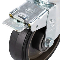 Manfrotto 374-10 Braked Wheel Set 160mm Diameter - M10 Thread
