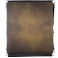 Manfrotto LL LB7924 EzyFrame Vintage Background Kit 6.5 x 7.5' - Olive