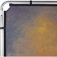 Manfrotto LL LB7926 EzyFrame Vintage Background Kit 6.5 x 7.5' - Tobacco