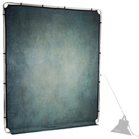 Manfrotto LL LB7932 EzyFrame Vintage Background Kit - 6.5 x 7.5', Sage