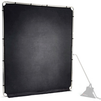 Manfrotto LL LB7936 EzyFrame Vintage Background Kit - 6.5 x 7.5', Pewter