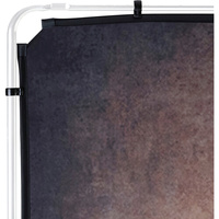 Manfrotto LL LB7940 EzyFrame Vintage Background Kit - 6.5 x 7.5', Crimson