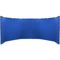 Manfrotto LL LB7944 Panoramic Background Connection Kit - Chroma Key Blue