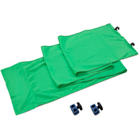 Manfrotto LL LB7945 Panoramic Background Connection Kit - Chroma Key Green