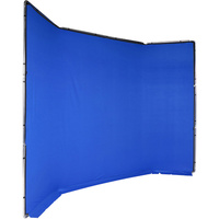 Manfrotto MLBG4301KB FX Portable Background Kit - Chroma-Key Blue, 13.1 x 9.5'