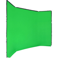 Manfrotto MLBG4301KG FX Portable Background Kit - Chroma-Key Green, 13.1 x 9.5'