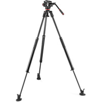 Manfrotto MVK504XSNGFC 504X Fluid Video Head with 635 FAST Carbon Fiber Tripod
