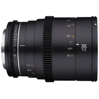 Samyang 35mm T1.5 II VDSLR Cinema Lens for Canon EF
