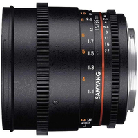 Samyang 85mm T1.5 VDSLR UMC II Cinema Lens for MFT