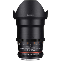 Samyang 35mm T1.5 VDSLR UMC II Cinema Lens for Fujifilm X