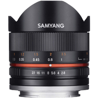 Samyang 8mm f/2.8 Fisheye UMC II Lens for Sony FE - Black