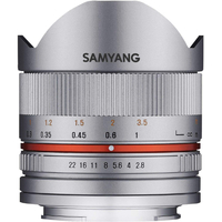 Samyang 8mm f/2.8 Fisheye UMC II Lens for Fujifilm X - Silver