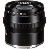 TTArtisan 50mm f/1.2 Lens for Fujifilm X Mount - Black