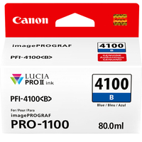 Canon PFI-4100 Ink Tank Set for Canon Pro-1100 Printer