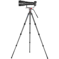 Leofoto LM-404C Summit Series 4 Section Systematic Carbon Fibre Tripod