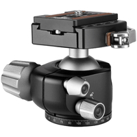 Leofoto LH-36LR 36mm Low Profile Ball Head with LR-50 Quick Release Lever Clamp and NP-50 Plate