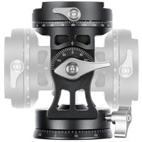 Leofoto VH-30R 2-Way Monopod Head with Panning Clamp and PU-100D Plate