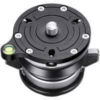 Leofoto LBQ-50S Black 55mm Levelling Base for LQ-284 and LG-284 Tripods