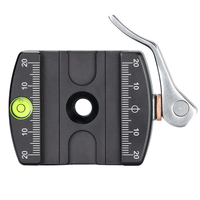 Leofoto LR-50 50mm Quick Release Lever Clamp with NP-50 Plate