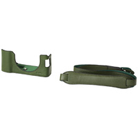 SmallRig Leather Half Case Kit for FUJIFILM X100VI (Green) 4701