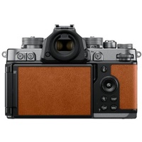 Nikon Z f Mirrorless Camera Body (Silver) Cognac Brown