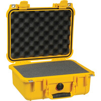 Pelican 1400 Camera Case with Foam - Yellow