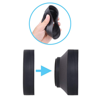 67mm Rubber Lens Hood Screw-in Wide-Angle