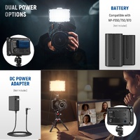 Neewer 176 LED Panel w/Mount Accepts NPF Batteries 