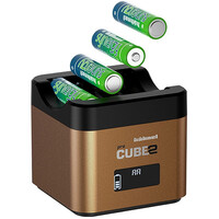 Hahnel Pro Cube 2 Dual Charger for Olympus & AA Batteries