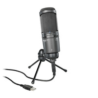 Audio-Technica ATMicAT2020USB+ Cardioid Condenser USB Microphone